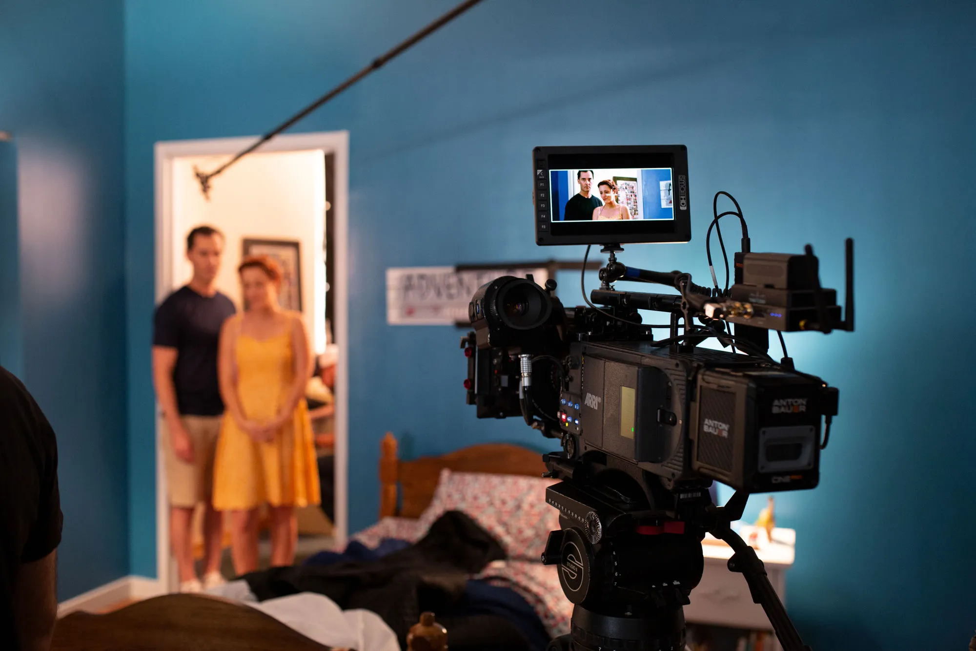 Professional ARRI camera on a Boonrise video production